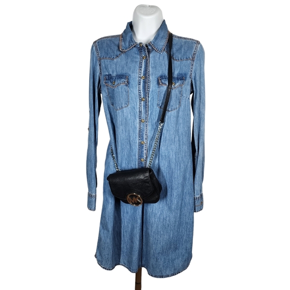 MICHAEL KORS PEBBLE LEATHER CROSSBODY BAG - Picture 5 of 7